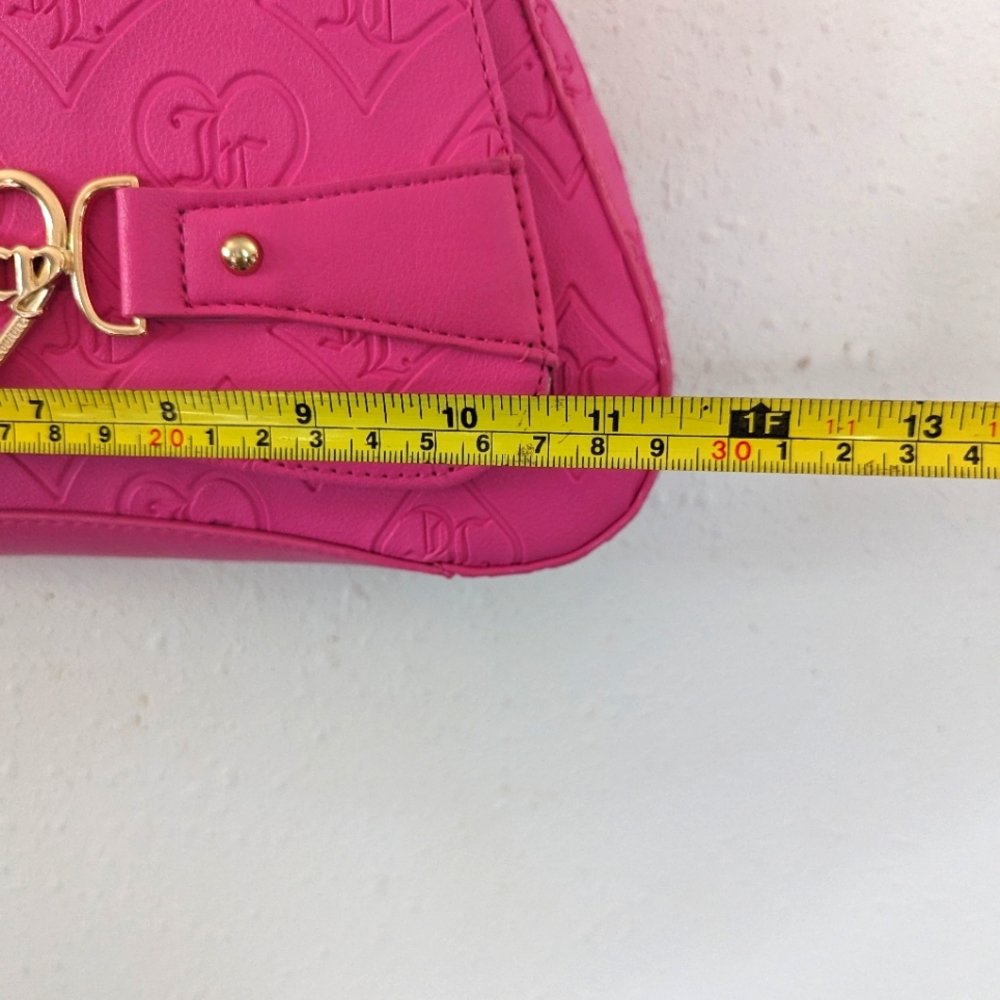 Juicy Couture Bag Small Pink W/Chain Strap - Picture 9 of 12